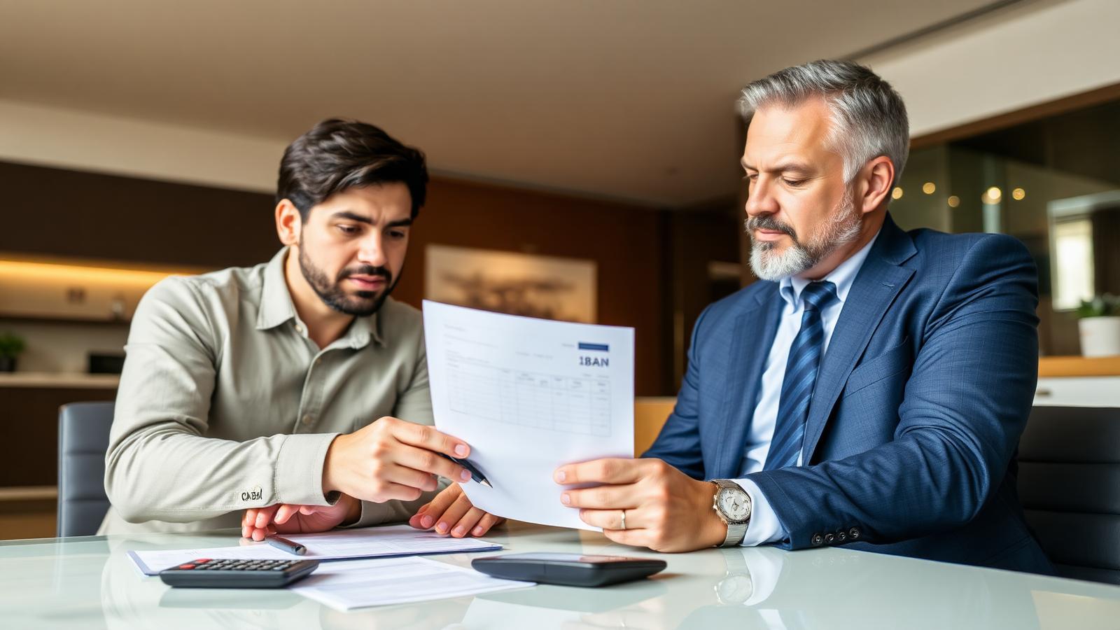 Checking IBAN details and payment documents before sending funds